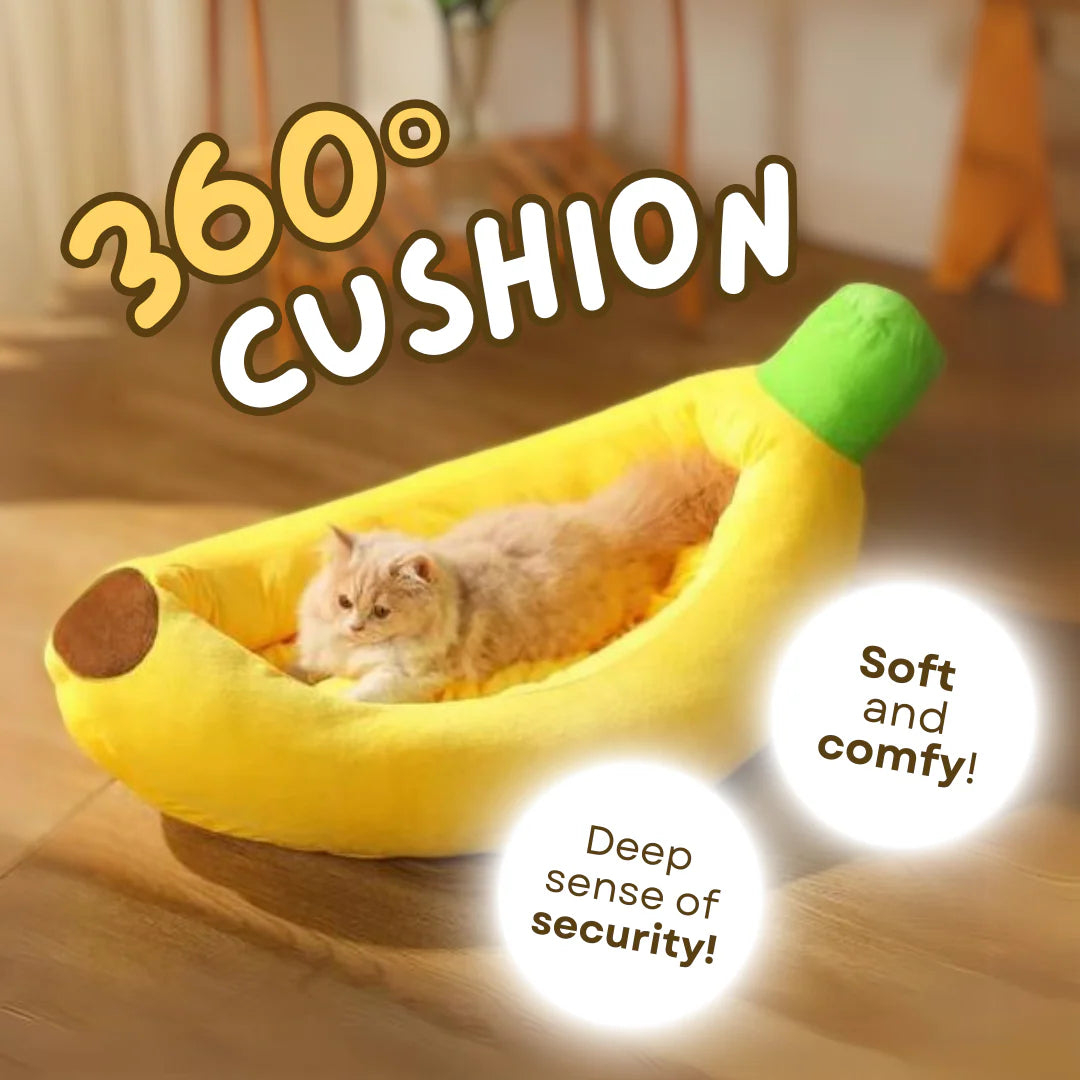 Fatty™ Cat Banana Bed