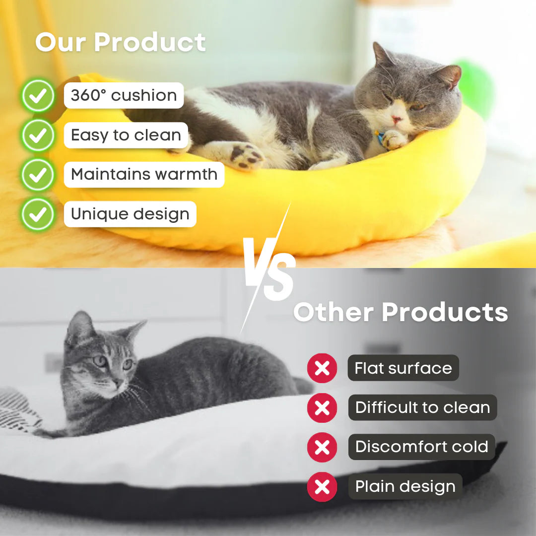 Fatty™ Cat Banana Bed