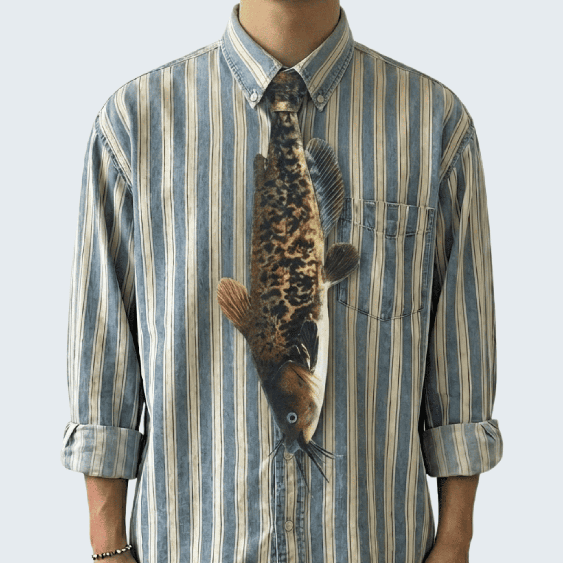 WonderKnot© Brown Bullhead Catfish Tie