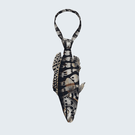 WonderKnot© Black Harleyquin Tie