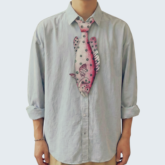 WonderKnot© Coral Grouper Tie