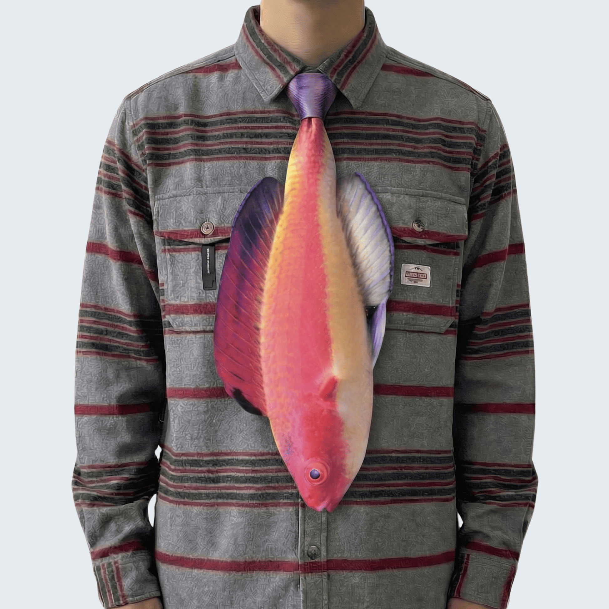 WonderKnot© Hooded Flame Fairy Wrasse Tie