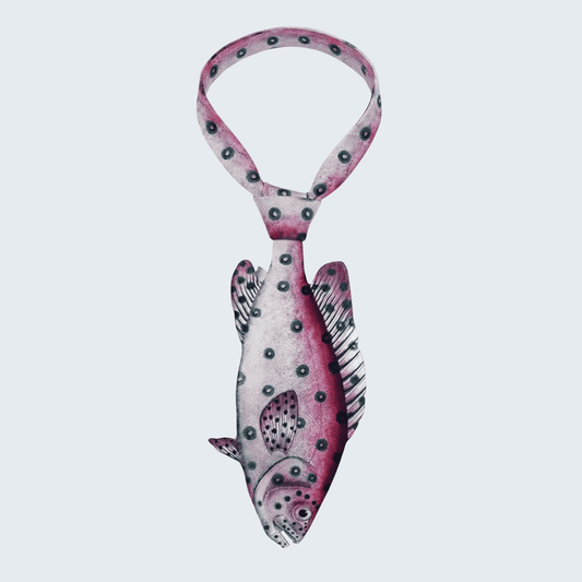 WonderKnot© Pink Dot Grouper Tie