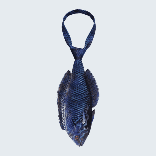 WonderKnot© Black Leopard Wrasse Tie