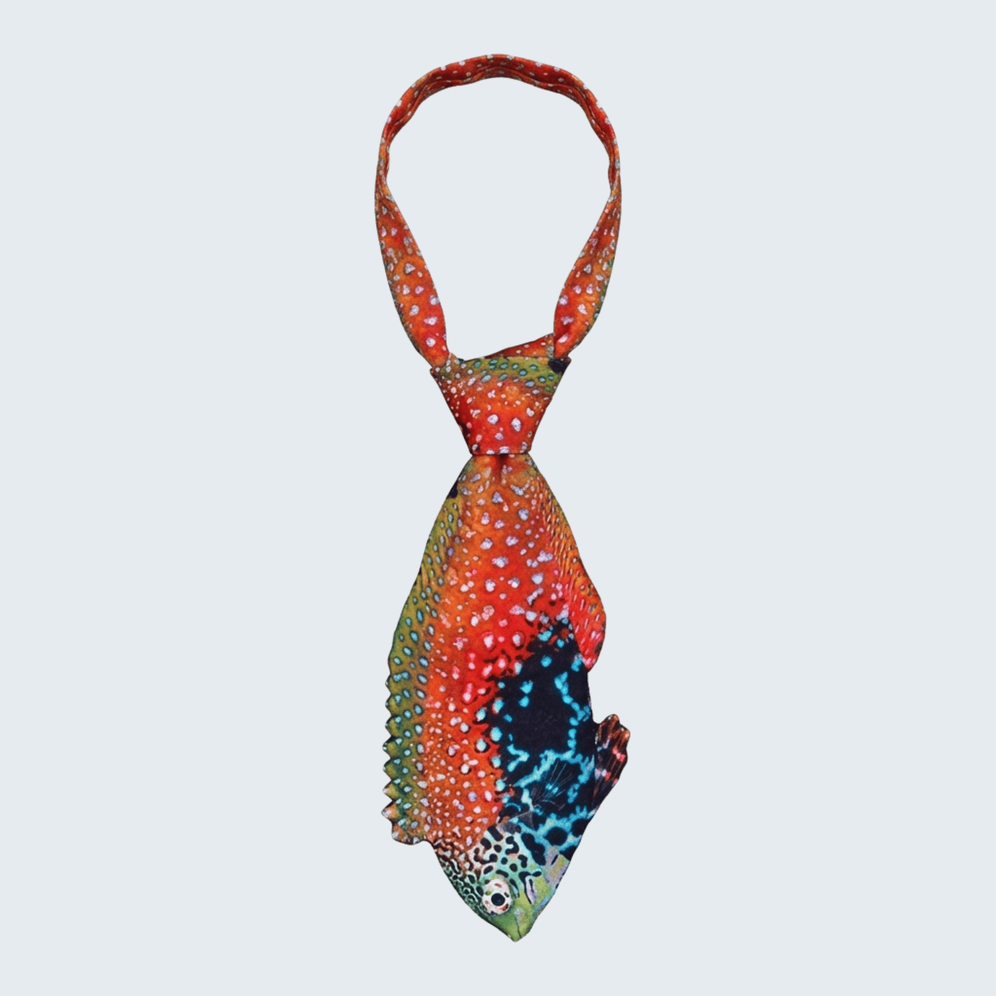 WonderKnot© Blue Star Leopard Wrasse Tie