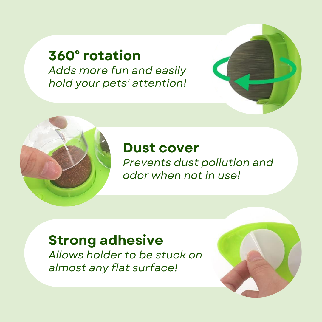 Fatty™ Stick-on Catnip Station