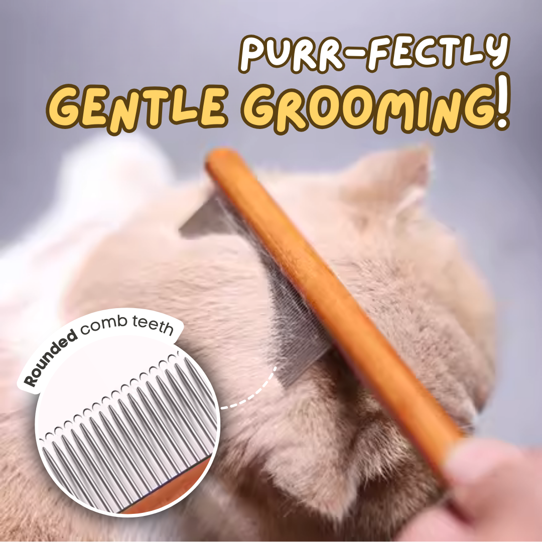 Fatty™ Wooden Cat Comb