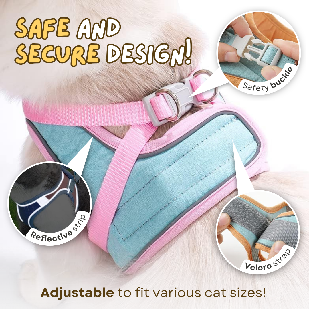Fatty™ Cat Harness & Leash