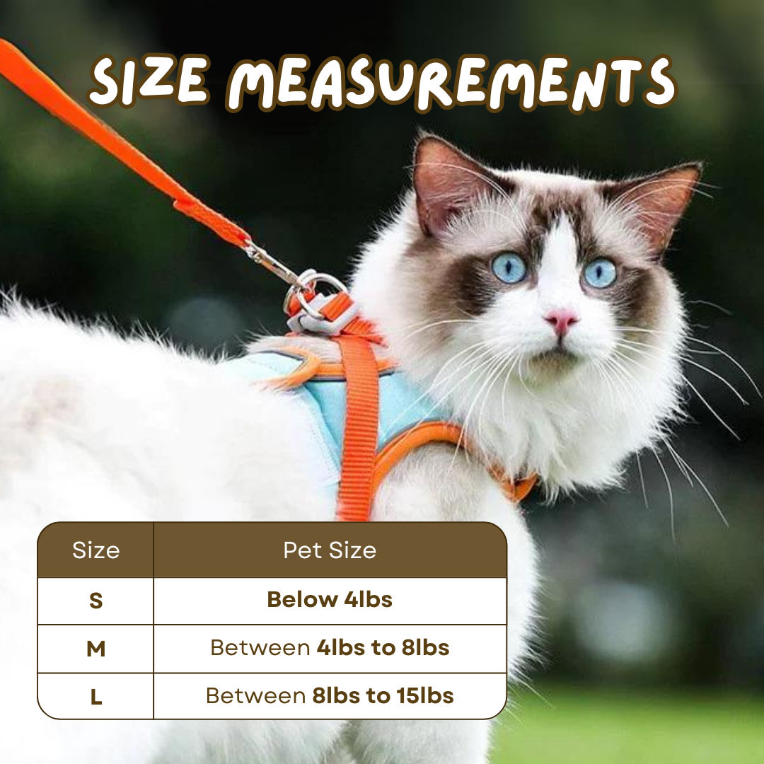 Fatty™ Cat Harness & Leash