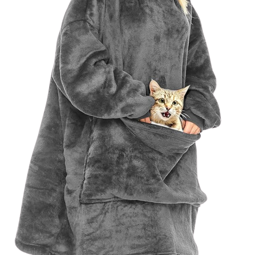 Fatty™ Cat Kangaroo Hoodie