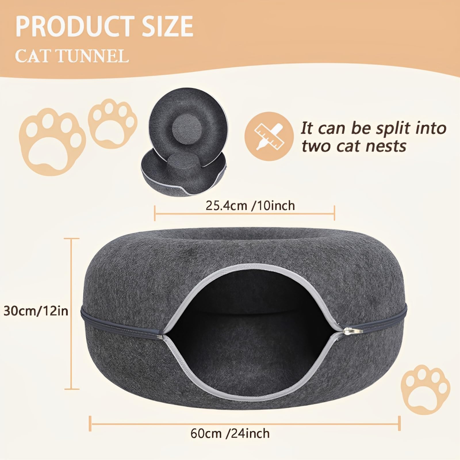 Fatty™ Cat Tunnel Bed
